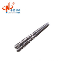 PVC/PE/factory direct plastic extruder parallel twin screw and barrel with good price